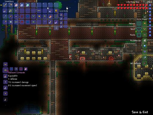 Terraria - Гайд по сбору комплекта Святой брони и Святого оружия а также Мотобура